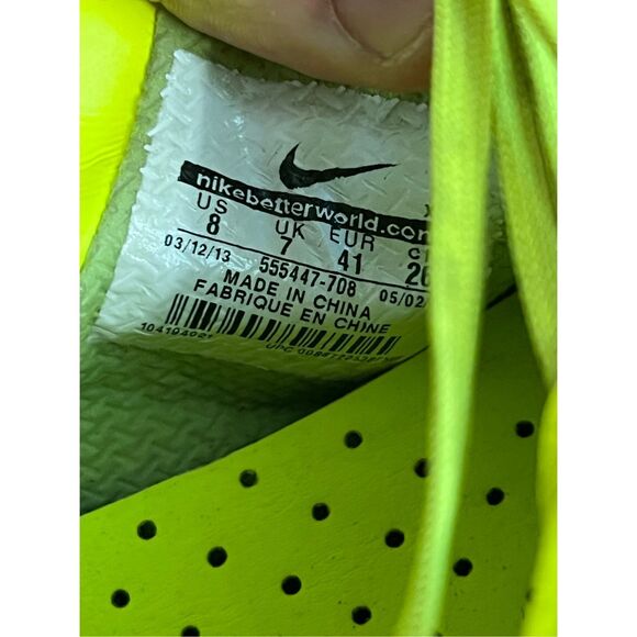 Nike Mercurial Vapor Veloce Football Soccer Boots Cleats Size 8 - Picture 6 of 6